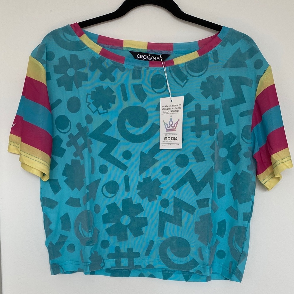 Crowned Athletics Barbara Girl Mesh Tee M